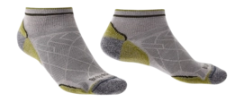 Sok Bridgedale Unisex Hike Ultra Light T2 Coolmax Performance Low Grey Green