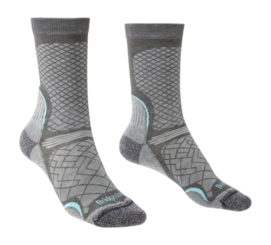 Sok Bridgedale Women Extra Ultra Light T2 Coolmax Performance Boot Dark Grey Light Grey