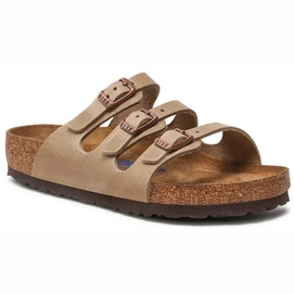 Sandalen Birkenstock Florida SFB Nubuck Oiled Damen Tabacco Brown Regular Etrias