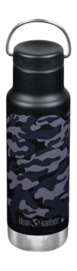 Thermosflasche Klean Kanteen Classic Narrow Black Camo 355 ml