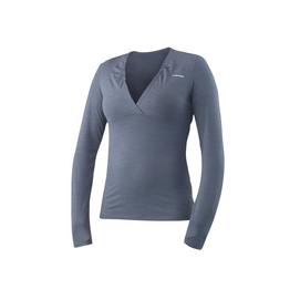 Tennis Shirt HEAD Transition W T4S LS Shirt Dark Melange