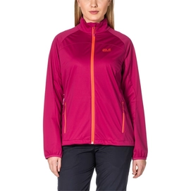 Jacket Jack Wolfskin Crosswind Softshell Jkt W Azalea Red