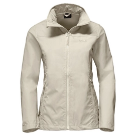 Jas Jack Wolfskin Amber Road Jacket Women White Sand