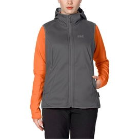 Weste Jack Wolfskin Roller Coaster 3In1 W Tarmac Grau Damen