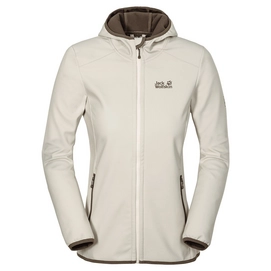 Jas Jack Wolfskin Grand Valley Softshell Jkt W White Sand