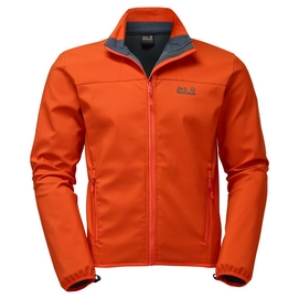 Veste Softshell Jack Wolfskin Element Track Homme Dark Satsuma