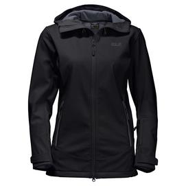 Winter Jacket Jack Wolfskin Windy Harbour Black