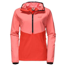 Veste Jack Wolfskin Turbulence Smock Women Flamingo