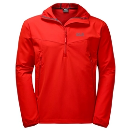 Veste Jack Wolfskin Turbulence Smock Homme Fiery Red