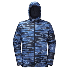 Veste Jack Wolfskin Coastal Wave Jacket Men Night Blue All Over