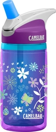 Water Bottle CamelBak Eddy Kids Insulated 0.4 L Purple Flowers