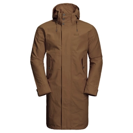 Jas Jack Wolfskin Men Port Lincoln Parka Bark Brown