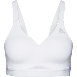 Sports Bra Odlo Women's Sports Bra High Classic Sports High E-Cup White