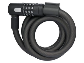 Kabelslot AXA Newton 180 / 15 Cijferslot Zwart