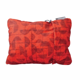 Reisekissen Thermarest Compressible Pillow Red Print Medium