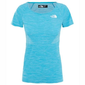 T-Shirt The North Face Women Impendor Seamless Tee Meridian Blue White