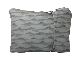 Reisekissen Thermarest Compressible Pillow Gray Mountains Print Extra Large