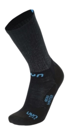 Fahrradsocke UYN Aero Winter Herren Black Turquoise