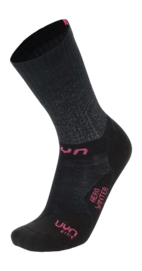 Cycling Socks UYN Women Aero Winter Black Pink '24