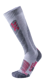 Skisocken UYN All Mountain Damen Light Grey Melange Coral