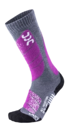 Skisok UYN Women All Mountain Medium Grey Melange Purple