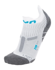 Socks UYN Men Run 2In White Grey