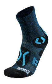 Chaussettes de Marche UYN Enfant Outdoor Explorer Black French Blue