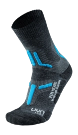 Wandersocken UYN Trekking 2In Merino Mid Damen Black Blue
