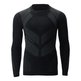Ondershirt UYN Men Ambityon Armor Uw L/S Round Neck Black Anthracite