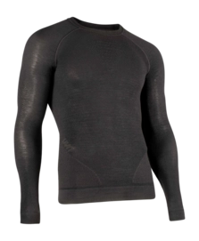 Maillot de Corps UYN Homme Fusyon Cashmere Uw Lg_Sl Black