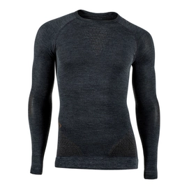 Maillot de Corps UYN Homme Fusyon Cashmere Uw Lg_Sl Grey Rock Brown
