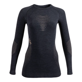 Funktionsshirt UYN Fusyon Cashmere Uw L/S Damen Grey Stone Copper