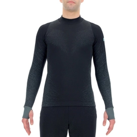 Shirt UYN Men Running Exceleration L/STurtle Neck Black Cloud