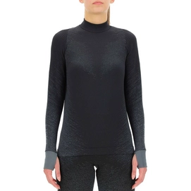 T-Shirt UYN Femme Running Exceleration L/S Turtle Neck Black Cloud