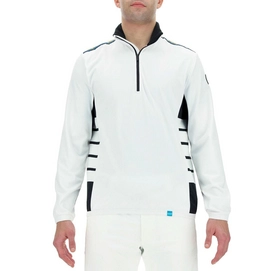 Sweatjacke UYN Natyon Ribs 2Nd Layer Half Zip Herren White Black