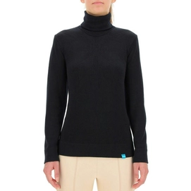 Pull de Ski UYN Femme Skyon Snowcrystal 2Nd Layer Turtle Neck Black