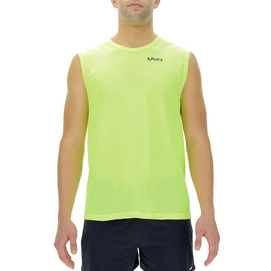 T-Shirt UYN Homme Running Airstream OW Sleeveless Yellow Fluo