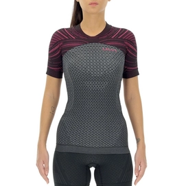 T-Shirt UYN Women Running Coolboost OW S/S Dawn Grey Pink Gloss
