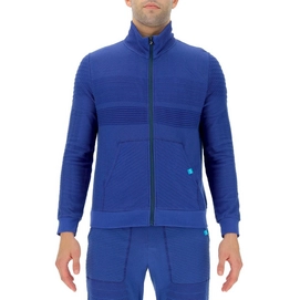 Vest UYN Men Natural Training OW Full Zip L/S Blue Dephts