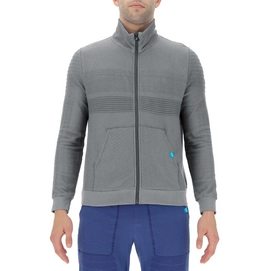 Sweatjacke UYN Natural Training OW Full Zip L/S Herren Grey Melange