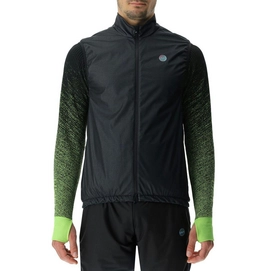 Sweatjacke UYN Running Coreshell Vest Herren Blackboard Melange Black