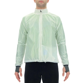 Sweatjacke UYN Running Luminance Jacket Herren Off White Plum Black