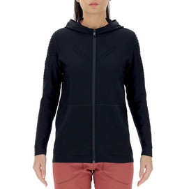 Sweatjacke UYN Run Fit OW Hooded Full Zip Damen Blackboard