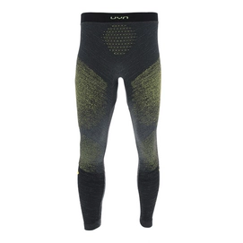 Legging UYN Men Running Exceleration Tights Long Black Yellow Fluo '24