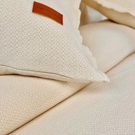 Housse de Coussin Décoratif Town&Country Utah Ecru (50 x 50 cm)