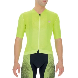 Cycling Jersey UYN Men Airwing OW S/S Yellow Black