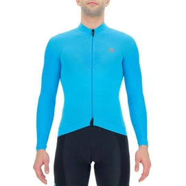 Maillot de Vélo UYN Men Airwing Hiver OW L/S Turquoise Black