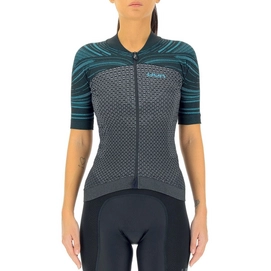 Fietsshirt UYN Women Coolboost OW S/S Star Grey Curacao