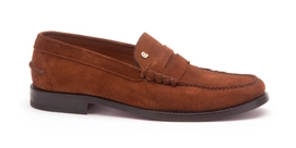 Slipper Greve Moac Cognac Velour Herren