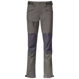 Trousers Bergans Women Fjorda Trekking Hybrid Green Mud/Solid Dark Grey